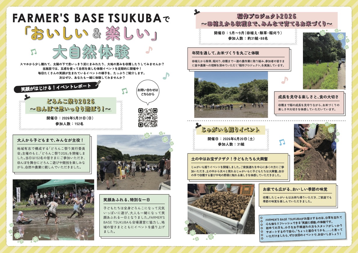 株式会社セイム社外報 FARMER'S BASE TSUKUBAイベントレポート